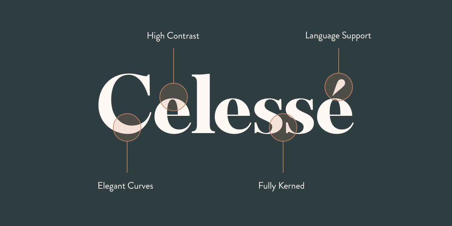 Пример шрифта Celesse #8